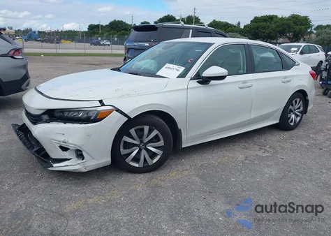 2024 Honda Civic Lx из США, поврежденный, VIN 2HGFE2F26RH553634